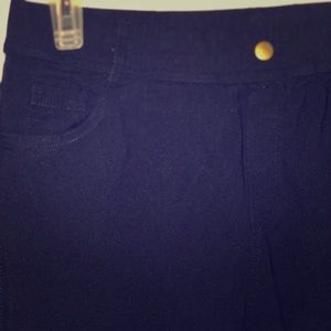 Dark blue pants